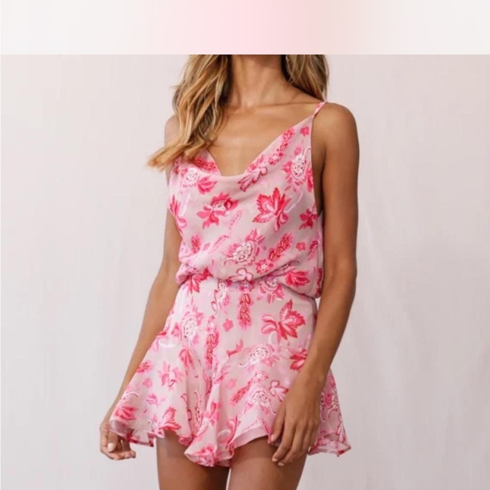 Hello Molly Pink Floral Dress